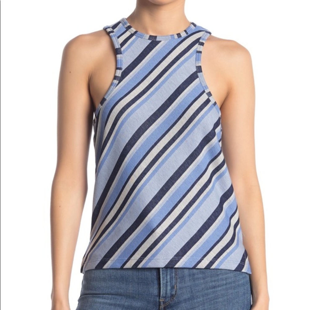 NWT Free People Sidelines Striped Tank